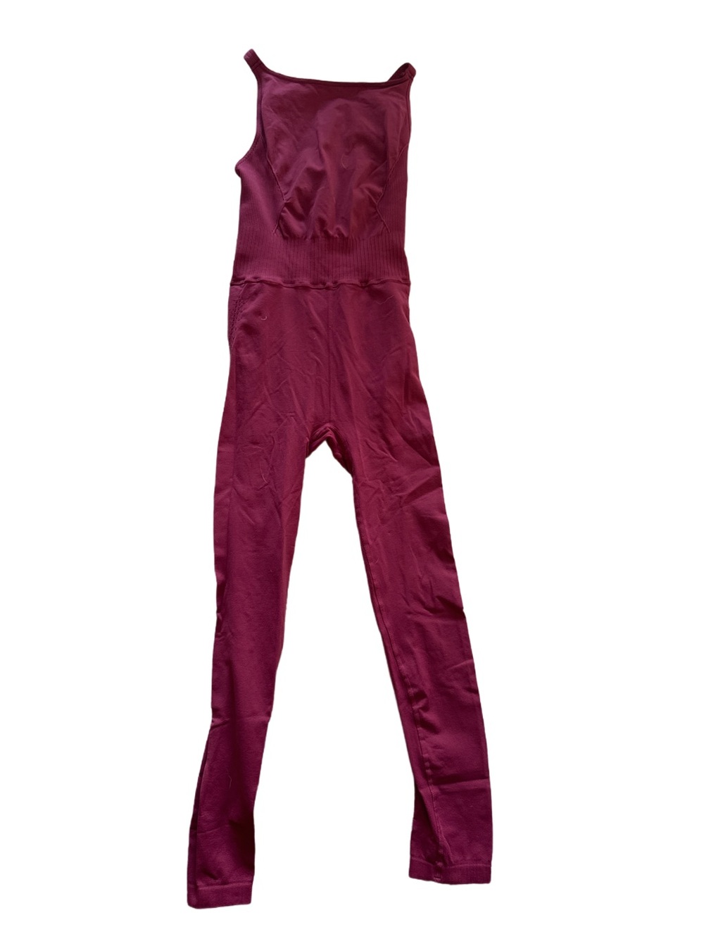 Free People Movement Burgundy Seamless Romper XS/S